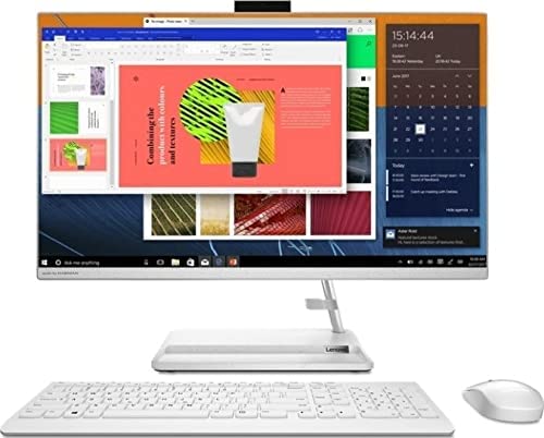 Lenovo Ideacentre AIO 3 27" All-in-One IPS Display, Intel Core i5-1135G7 2.4 GHz, 8 GB RAM, 1 TB HDD, DVD RW, Wireless Keyboard and Mouse, DOS, White | F0FW0054AX