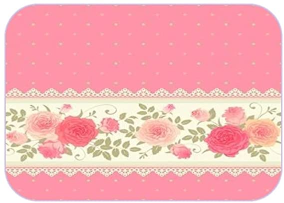 Creative Handcraft Mouse Pad from Creative Handcraft - Pure Rubber Mouse Pad - Pink Flowers