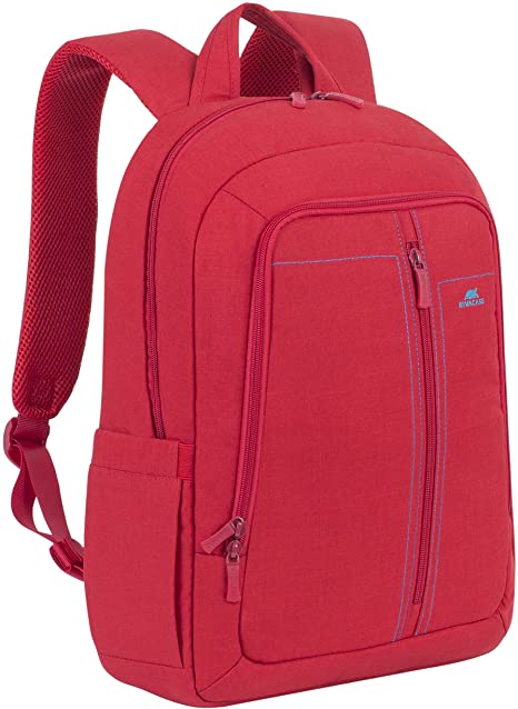 RivaCase 7560 red Laptop Canvas Backpack 15.6" / 6