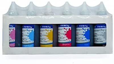 Ink Toner Set For HP Inkjet Printers 100ml - 6Pcs