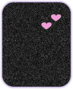 Creative Handcraft Mouse Pad from Creative Handcraft - Heart with black background