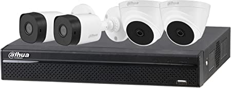 Dahua Set of 4 2MP Security Cameras with 4 Channel Recorder