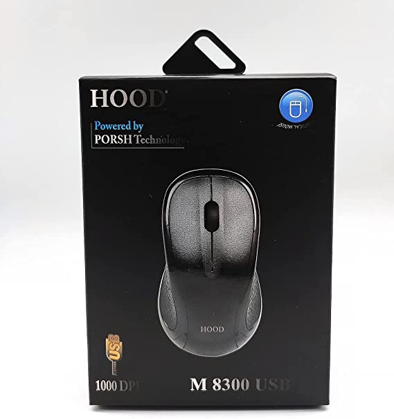 HOOD M8300 USB Mouse/1000 DPI/2Y