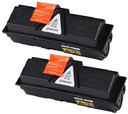 Kyocera Genuine TK170 Laser Toner Cartridge - Black (Pack of 2)