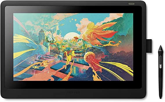 Wacom Cintiq 16 Creative Pen Display for On Screen Sketching, Illustrating and Drawing with 1920 x 1080 Full HD Display, Vibrant Color and Unbelievable Pen Precision, Compatible with Windows and Mac