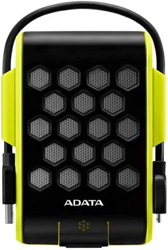 ADATA HD720 1TB HDD External Hard Drive, Shock Resistant, Water and Dust Resistant, Military Grade Certification, Green