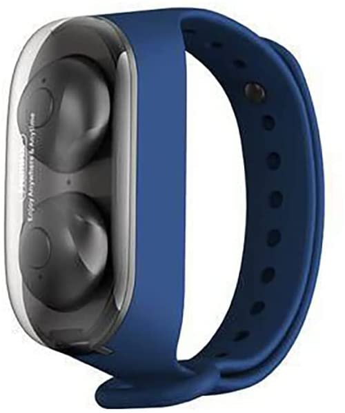 Remax TWS-15 wrist wireless Bluetooth headset V5.0 version is suitable for IOS&Android system - Blue