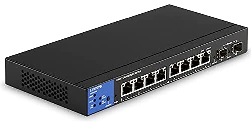 Linksys 8 Port Gigabit ( 8 POE - 110 W ) & 2 x 1G SFP Managed Switch / LGS310MPC