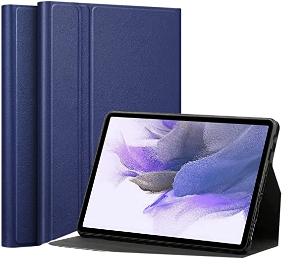 Full Cover Case Compatible with Lenovo Tab M10 Plus 10.3 Inch TB-X606F/TB-X606X Flip Cover Leather Stand Case Soft TPU Back For Lenovo Tab M10 FHD Plus Case 2020 (Blue)