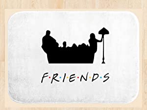 friends Mouse Pad -Rubber