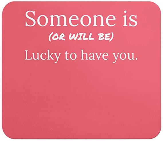 Loud Universe Luck Love Valentine Rectangular Thick Flexible Mouse Pad