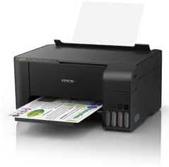 EcoTank L3110 Multifunction Ink Tank Printer With Print/Copy/Scan And Ink Tank System Black