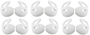 Compatible with Apple AirPods Headphones Headphones White - Clear (4)