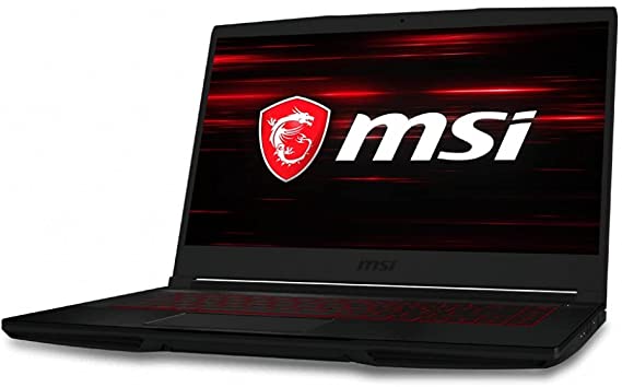 MSI GF63 Thin 9RCX Gaming Laptop - 15.6 Inch FHD, Intel Core i5-9300H, 512 GB SSD, 8 GB RAM, NVIDIA GeForce GTX 1050Ti Max-Q Design 4GB GDDR5, Dos - Black