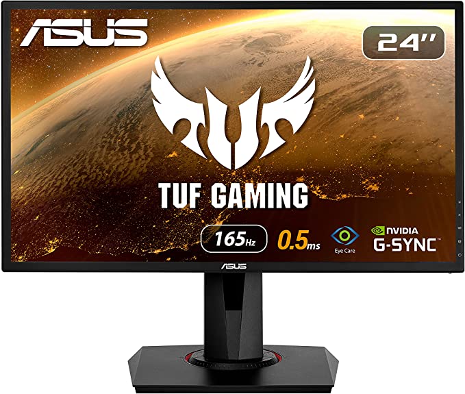 Asus VG248QG Full HD Gaming Monitor, 165 Hz, 24 Inches - Black