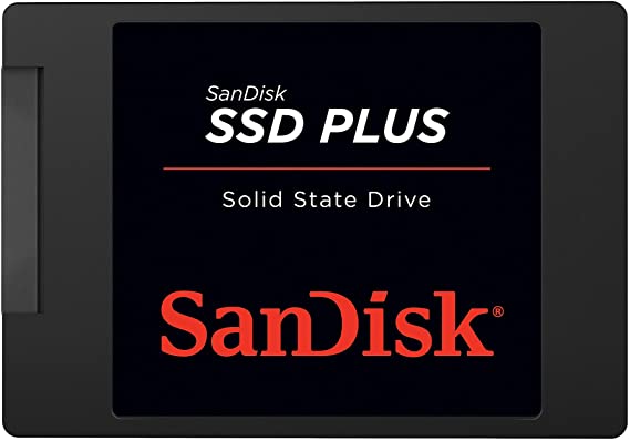 SanDisk SSD PLUS 1TB Internal SSD - SATA III 6 Gb/s, 2.5"/7mm, Up to 535 MB/s - SDSSDA-1T00-G26