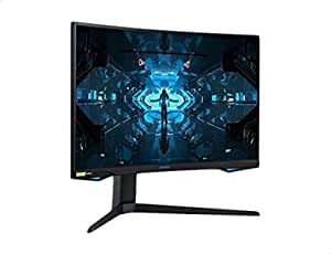 Samsung Odyssey QLED Curved Gaming Monitor, Flicker Free, 27 Inches - LC27G75TQSMXZN