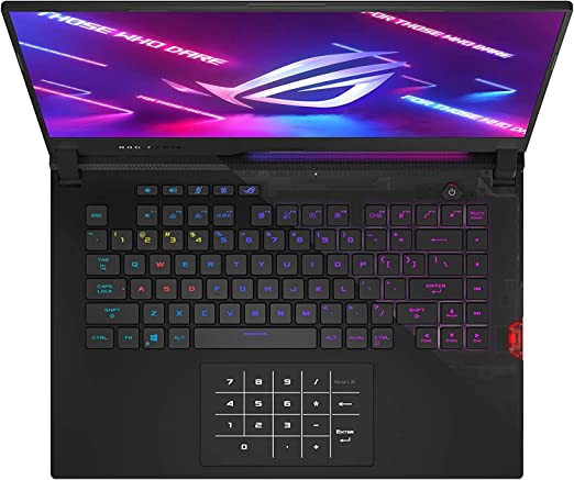 Asus ROG Strix SCAR 15 G533QS-HF255T Gaming Laptop - AMD 9-5900HX - 32GB DDR4 - 1TB SSD - 15.6-inch 300Hz - RTX 3080 16GB- Win10 - 90NR0551-M000W0 - Black