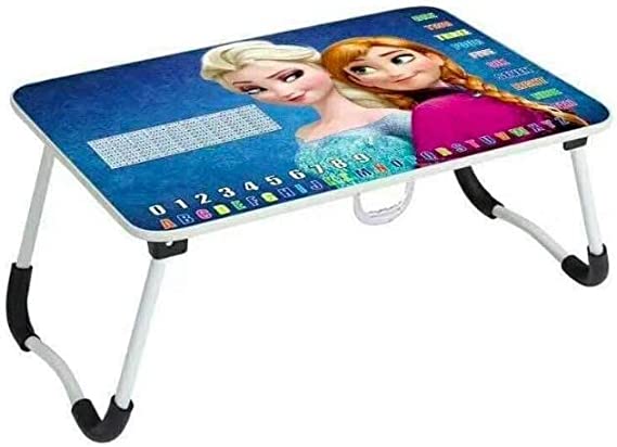 Laptop Folding Tabletop Multi-Purpose Table Top As A Student Bed Tray For Breakfast Serving Tray, Suitable For Children, Work And Students - Used On Floor, Bed, Couch And Couch (Pattern9)