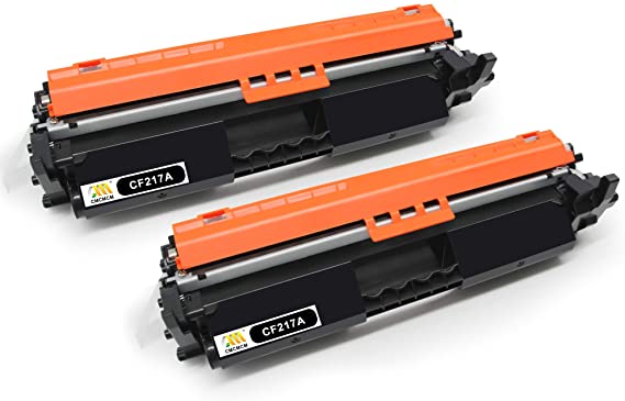 CMCMCM Compatible Replacement for HP 17A CF217A 2Pack HP CF217A Toner Cartridge for use in Laserjet Pro M102w, Laserjet Pro MFP M130fn, M130fw, M130nw, M130a Printers