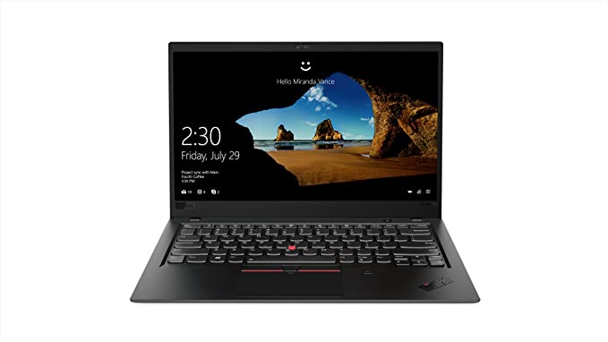 Lenovo ThinkPad X1 Carbon Laptop, High Performance Windows Laptop, (Intel Core i7, 16 GB RAM, 512GB SSD, Windows 10 Pro), 20KH002JUS