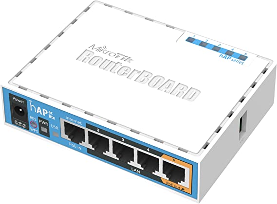 MIKROTIK - WIRELESS FOR HOME AND OFFICE - hAP ac lite (RB952Ui-5ac2nD)