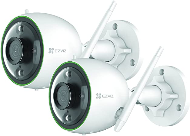 EZVIZ C3N Colour Night Vision 1080P 2 Camera Pack