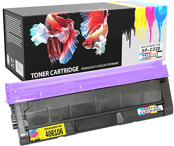 Prestige Cartridge SPC220E Laser Toner Cartridge for Ricoh Printer - Yellow