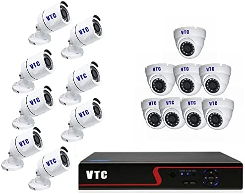 16 Indoor/Outdoor Security Camera Camera Hd 2 MP with DVR 16 VTC