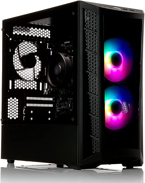 ADMI Gaming PC: Ryzen 5 2600X 4.2GHz Six Core 12 Thread, RTX 2060 6GB, 8GB 2400MHz, 240GB SSD, Phanteks P350X RGB Glass Case, Windows 10