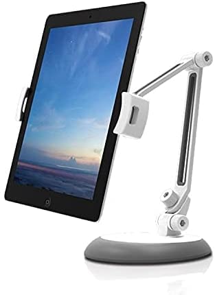 Height and Angle Adjustable Desk Tablet Stand