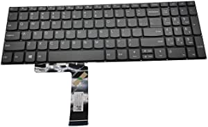 Replacement Keyboard Compatible with Lenovo ideaPad V145-15AST V320-17isk V320-17ikb.IdeaPad 130-15AST 320-15ABR 320-15AST 320-15IAP 320-17AST 320-17ISK 330-15AST Series Laptop US Layout Grey No Frame