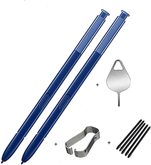 2Pcs Galaxy Note 8 Pen Stylus S Pen Replacement for Samsung Galaxy Note 8 N950U N950W N950FD N950F Tips/Nibs+Eject Pin(Blue)