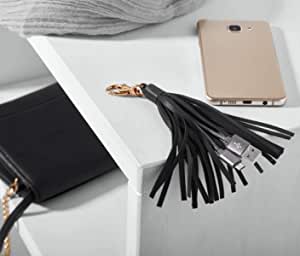 Charging cable with tassel