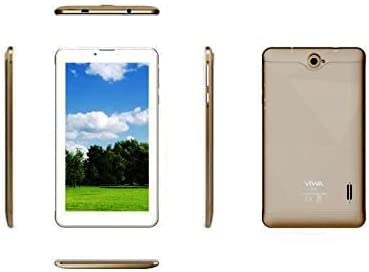 Viwa 16 GB Storage V10 Tablet, Dual Sim Screen 3000 mAh Battery - Gold, 7.0in