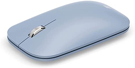 Mobile Bluetooth Mouse - Pastel Blue for Microsoft Surface, HP, Dell, Asus, Lenovo, Gigabit, MSI, Laptops, Android, and more