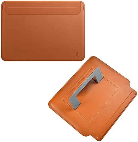 WIWU Alita Skin Pro Portable Slim Stand Sleeve For MacBook Pro 13.3" Air, Brown