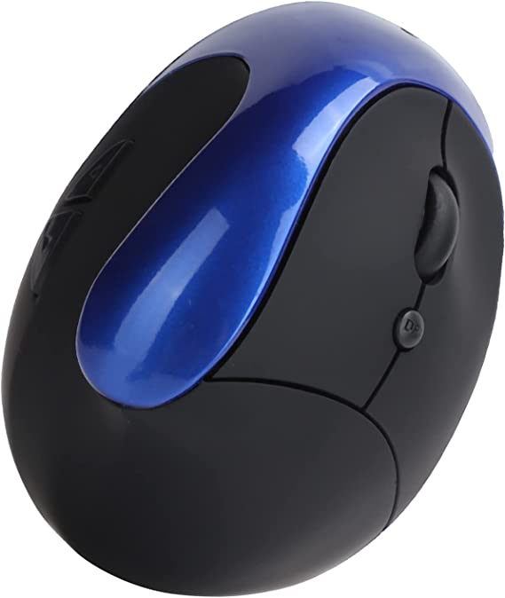 Gaming Mice, Optical Vertical Mouse 2.4GHz Technology Easy To Use Plug and Play for Gaming for Office(blue)