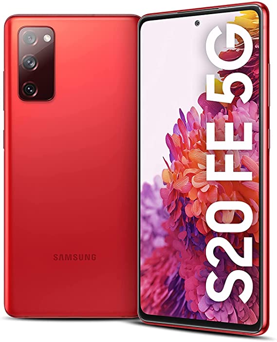 Samsung Galaxy S20 FE Dual SIM - 128GB, 8GB RAM, 5G - Cloud Red (KSA Version)