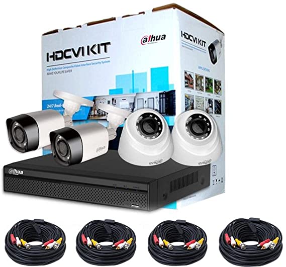 Dahua XVR5104HS-2MP- 4CH 2MP (Dome & Bullet )HDCVI Kit CCTV