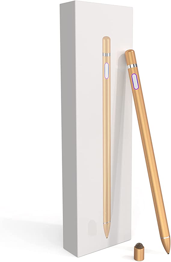 Stylus Pen for iPhone, Drawing Handwriting Active Stylist Digital Smart Pencil Compatible with iPhone 12 Pro/12 Pro Max/12 mini/12/SE/11 Pro Max/11 Pro/11/XR/XS Max/XS/X/8 Plus/8 and More (Yelllow)