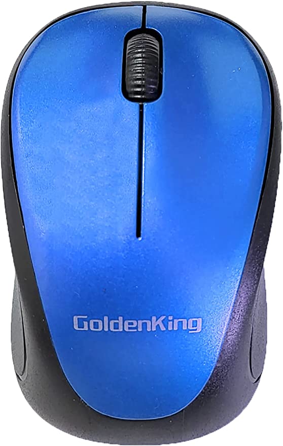 GoldenKing GW-05 Wireless Optical mouse mini 1200 DPi - Black Blue