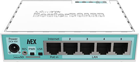 MIKROTIK - ETHERNET ROUTERS - hEX (RB750Gr3)