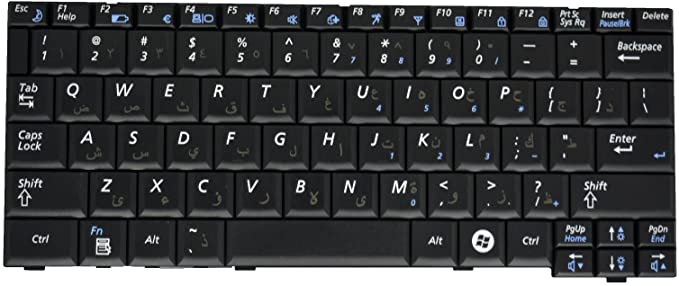 Downtown Keyboard For Laptop Models Samsung N120, N510