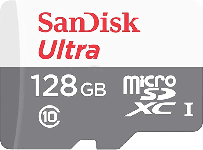 SanDisk Ultra 128GB MicroSDXC Memory Card with A1 App Performance up to 80MB/S, Class 10, U1