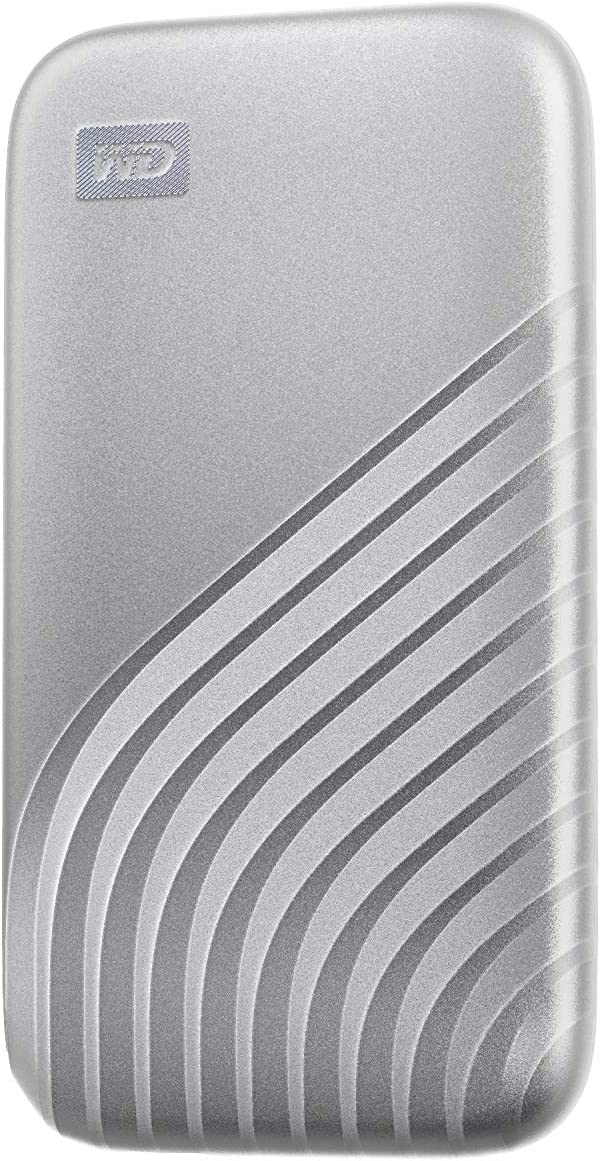 WD 1TB My Passport SSD - Portable SSD, up to 1050MB/s Read and 1000MB/s Write Speeds, USB 3.2 Gen 2 - Silver