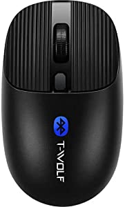 T-WOLF X9 Bluetooth mouse 3 Gear DPI Switching | HighEnd Portable Mouse