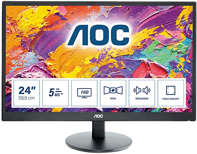 AOC LED 23.6 Inch Monitor - M2470SWH