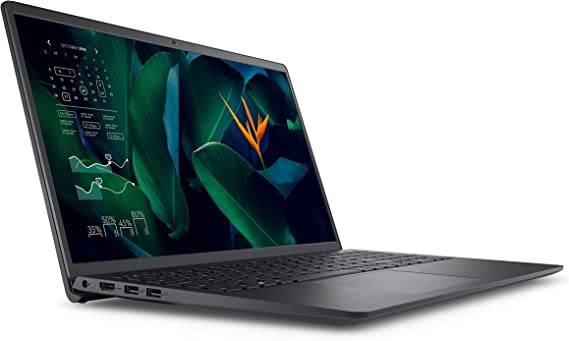 DELL Vostro 3515 Laptop - Ryzen 5 3450U, 8GB RAM, 512GB SSD, 15.6" FHD ( 1920X1080) Anti-glare LED Narrow border, AMD Radeon Vega 8 Graphics, Ubuntu - Carbon Black