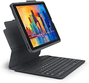 ZAGG - ProKeys Wireless Keyboard and Detachable Case - Backlit, Laptop-Style Keys - Multi-Device Pairing - Compatible with Apple iPad 10.2 inch, 103404702